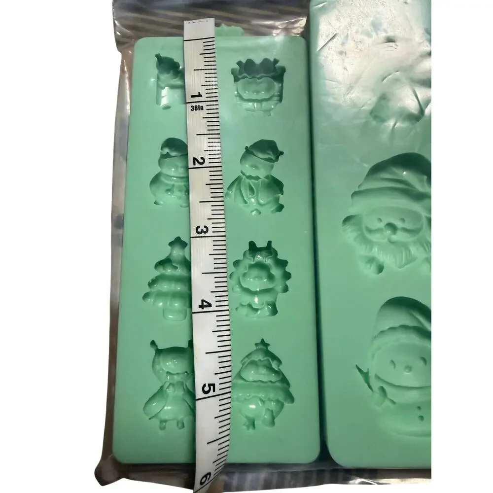 Ka Lai En Christmas Silicone Mold Set Santa Reindeer Snowman Resin 🎄